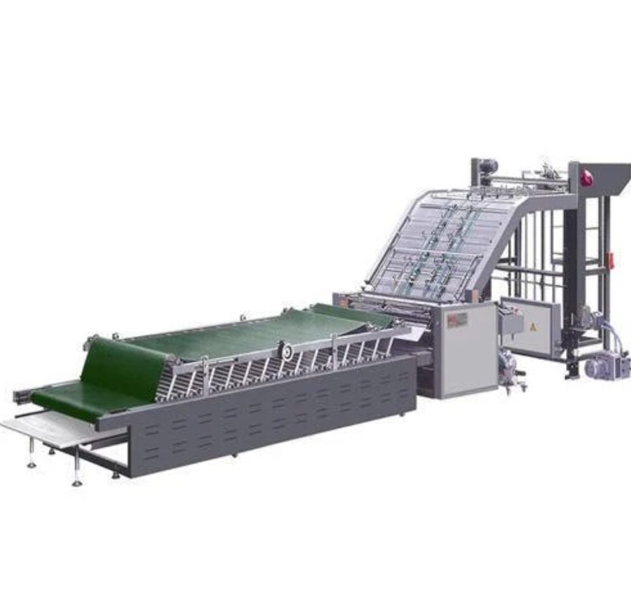Semi-automatic pasting machine